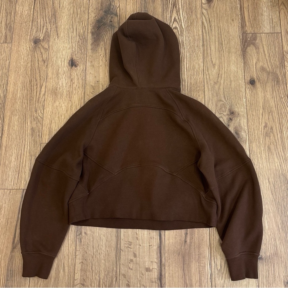 Lululemon Scuba Oversized Half Zip Hoodie Size XS/S In Java - Picture 2 of 8